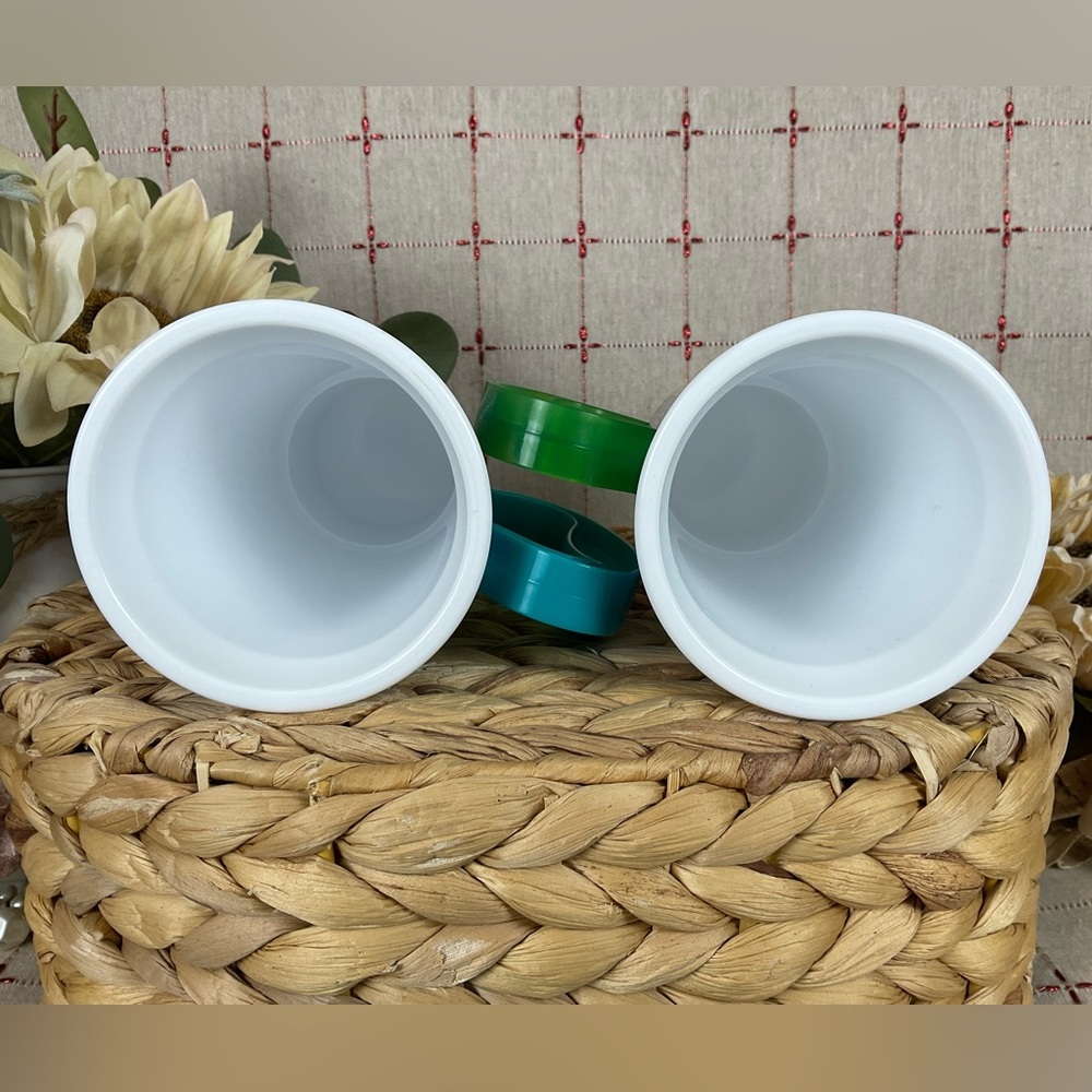 Set Of 2 Walt Disney World Resort Anniversary Refillable Flip Lid & Handle Cups - Picture 5 of 7